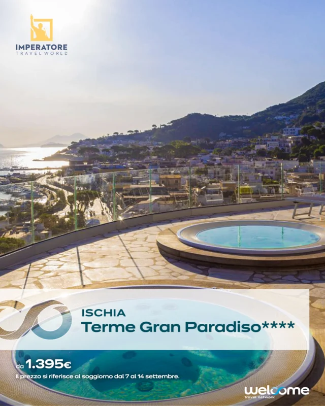 Ischia, l'isola verde, una vera oasi di benessere e la meta ideale per chi desidera vivere una vacanza a 360 gradi, tra relax, mare, montagna, terme e sapori. Ti aspettiamo in Agenzia per prenotare la tua prossima, magica vacanza! 💙

~
 #agenziaviaggi #ischia #relax #benessere